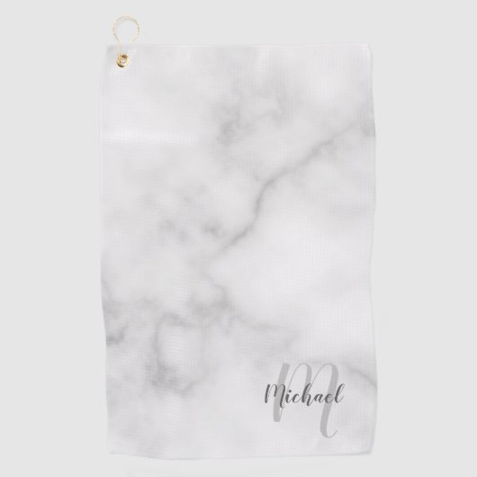 De gepersonaliseerde Monogram van het Manuscript e Golfhanddoek (Voorkant)
