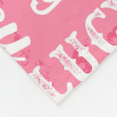 De gepersonaliseerde Naam van de Douane voor Lucy Fleece Deken (Hoek)