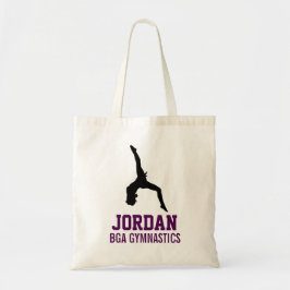 De gepersonaliseerde Naam van de Gymnast van de Gy Tote Bag