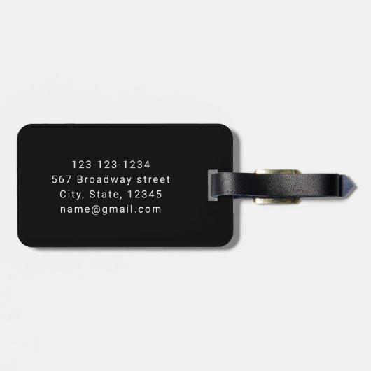 De gepersonaliseerde naam van het Man de mythe de Bagagelabel (Achterkant horizontaal)