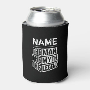 De gepersonaliseerde naam van het Man de mythe de Blikjeskoeler