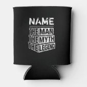De gepersonaliseerde naam van het Man de mythe de Blikjeskoeler (Voorkant)