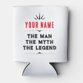 De gepersonaliseerde naam van het Man de mythe de  Blikjeskoeler (Voorkant)