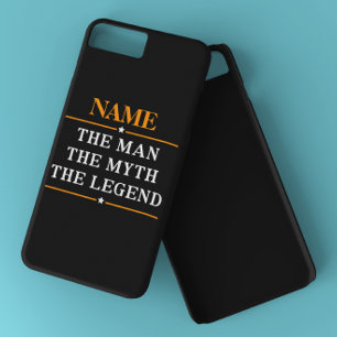 De gepersonaliseerde naam van het Man de mythe de  iPhone 8/7 Plus Hoesje