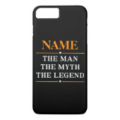 De gepersonaliseerde naam van het Man de mythe de  Case-Mate iPhone Case (Achterkant)
