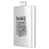De gepersonaliseerde naam van het Man de mythe de  Flacon (Links)