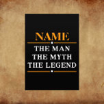 De gepersonaliseerde naam van het Man de mythe de  Flyer<br><div class="desc">De gepersonaliseerde naam van het Man de mythe de Legend</div>