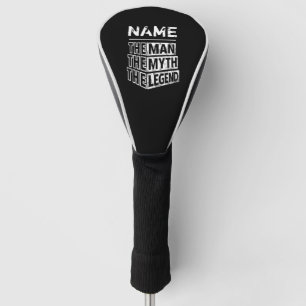 De gepersonaliseerde naam van het Man de mythe de Golfheadcover