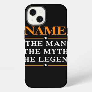 De gepersonaliseerde naam van het Man de mythe de iPhone 13 Hoesje