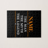 De gepersonaliseerde naam van het Man de mythe de  Legpuzzel (Horizontaal)