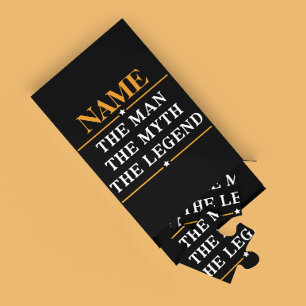 De gepersonaliseerde naam van het Man de mythe de  Legpuzzel
