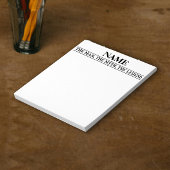 De gepersonaliseerde naam van het Man de mythe de  Notitieblok