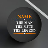 De gepersonaliseerde naam van het Man de mythe de  Pingpongbal