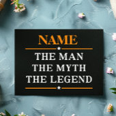 De gepersonaliseerde naam van het Man de mythe de  Post-it® Notes