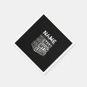 De gepersonaliseerde naam van het Man de mythe de  Servet (Hoek)