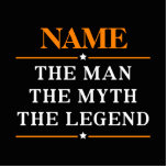 De gepersonaliseerde naam van het Man de mythe de  Staand Fotobeeldje<br><div class="desc">De gepersonaliseerde naam van het Man de mythe de Legend</div>