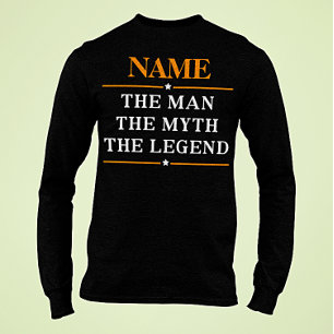 De gepersonaliseerde naam van het Man de mythe de  T-shirt