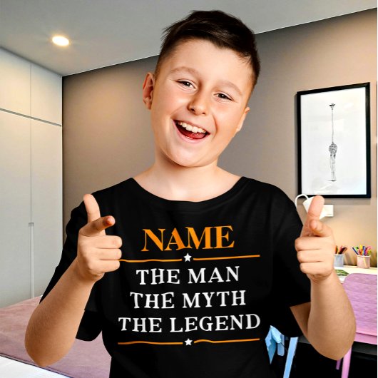 De gepersonaliseerde naam van het Man de mythe de  T-shirt