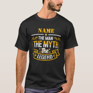 De gepersonaliseerde naam van het Man de mythe de  T-shirt