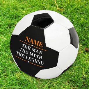 De gepersonaliseerde naam van het Man de mythe de Voetbal