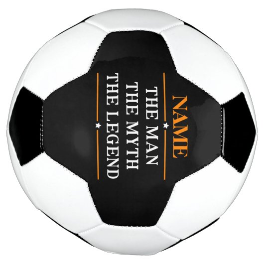De gepersonaliseerde naam van het Man de mythe de Voetbal (Gedraaid)