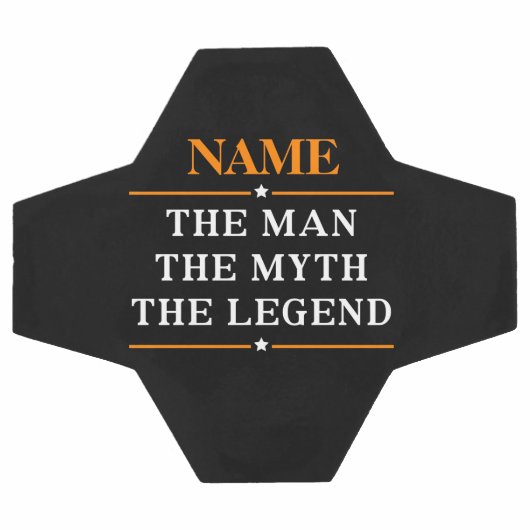 De gepersonaliseerde naam van het Man de mythe de Voetbal (Enkel)