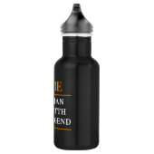 De gepersonaliseerde naam van het Man de mythe de  Waterfles (Rechts)