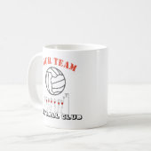 De Gepersonaliseerde Naam van het Team van de Ball Koffiemok (Voorkant links)