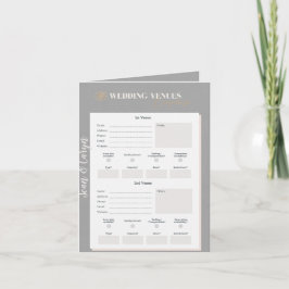 De gepersonaliseerde Organisator van de Weddenscha Kaart