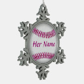 De gepersonaliseerde Ornamenten van het Honkbal (Links)