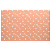De gepersonaliseerde Perzik van het Koraal van de Stof (Fat Quarter)