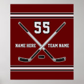 De gepersonaliseerde Posters van de Speler van de (Voorkant)