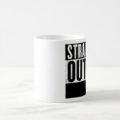 De gepersonaliseerde RECHTE Mokken van de Koffie (Center)