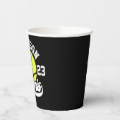 De gepersonaliseerde Reeks van de Ball van de Spel Papieren Bekers (Links)