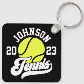 De gepersonaliseerde Reeks van de Ball van de Spel Sleutelhanger (Achterkant)