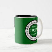 De gepersonaliseerde Reunion van de Klasse geeft U Tweekleurige Koffiemok (Voorkant rechts)