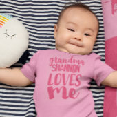 De gepersonaliseerde Roze Oma van de Tutu HOUDT Romper