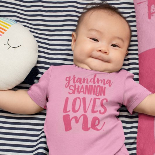 De gepersonaliseerde Roze Oma van de Tutu HOUDT Romper