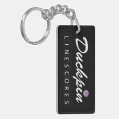 De gepersonaliseerde Scores van de Lijn Duckpin Sl Sleutelhanger (Voorkant Links)