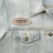 De gepersonaliseerde Sjabloon kijkt Verstoorde Tek Naamplaatje (In situ)