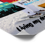 De gepersonaliseerde Sjabloon van het Hoesje van h Poster (Hoek)