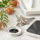 De gepersonaliseerde Sleutelhanger van de Foto met (Zijkant)