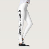 De gepersonaliseerde Tekst van de Naam van de Doua Leggings (Rechts)