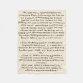 De gepersonaliseerde Tekst van het Citaat van het Fleece Deken (Voorkant)