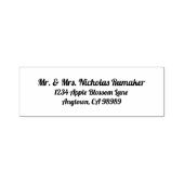 De gepersonaliseerde Tekst van het Manuscript van Zelfinktende Stempel (Design)