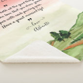 De gepersonaliseerde Vergroting van de Wedding aan Sherpa Deken (3/4)