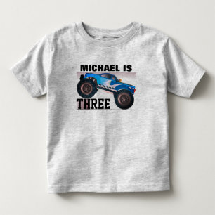 De gepersonaliseerde Verjaardag van de Vrachtwagen Kinder Shirts