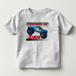 De gepersonaliseerde Verjaardag van de Vrachtwagen Kinder Shirts
