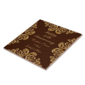 De gepersonaliseerde Vijftigste Giften van het Tegeltje (Zijkant)