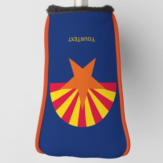 De gepersonaliseerde Vlag van de Staat van Arizona Golfheadcover (Draai 90)